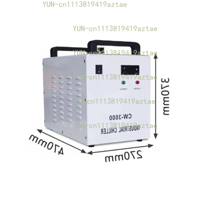 Laser Industrial Chiller - เครื่องทำความเย็นน้ำอุตสาหกรรม CW-3000AG สำหรับเครื่องตัดเลเซอร์ CO2 และเครื่องแกะสลัก -